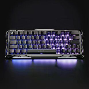 Геймерська магнітна механічна клавіатура з HOT SWAP GRAVASTAR Mercury V60 Pro, HE Magnetic Switch, 8k, RGB, 61key УКР/АНГЛ GunMetal/Чорна (GSV60PRO_XTAL_BLK) GSV60PRO_XTAL_BLK фото