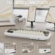 Механічна бездротова (Bluetooth + 2,4G) клавіатура з HOT SWAP Attack SHARK X66, PBT Keycaps, 66 key, RGB, Win,Mac OS, УКР та АНГЛ, WHITE/БІЛА (X66W) X66W фото 5