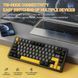 Механічна бездротова (Bluetooth + 2,4G) клавіатура з HOT SWAP Attack SHARK X86 Full Aluminum, 82 key PBT, RGB, Win,Mac OS, УКР та АНГЛ, Starry Black/Чорна (X86SB) X86SB фото 4