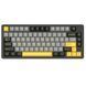 Механічна бездротова (Bluetooth + 2,4G) клавіатура з HOT SWAP Attack SHARK X86 Full Aluminum, 82 key PBT, RGB, Win,Mac OS, УКР та АНГЛ, Starry Black/Чорна (X86SB) X86SB фото 1