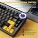 Механічна бездротова (Bluetooth + 2,4G) клавіатура з HOT SWAP Attack SHARK X86 Full Aluminum, 82 key PBT, RGB, Win,Mac OS, УКР та АНГЛ, Starry Black/Чорна (X86SB) X86SB фото 7