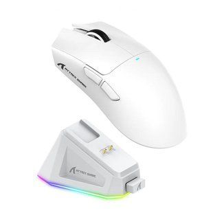 Attack Shark X11 Wireless Gaming Mouse with Charging Dock White/БІЛА X11-3311W фото