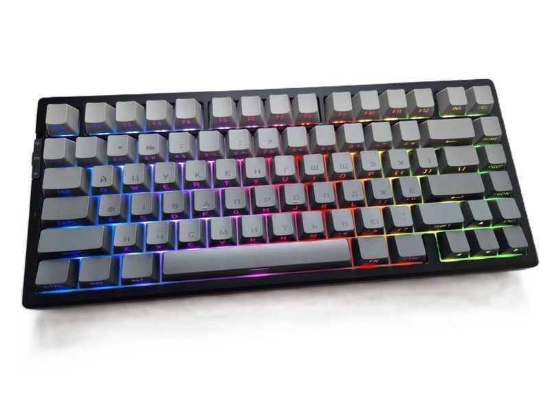 Механічна бездротова клавіатура з HOT SWAP MCHOSE G75 Pro, 82 Key, RGB, Win/Mac OS, УКР/АНГЛ, ЧОРНА/Black (MC-G75-5) G75V2-2 фото