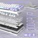Механічна бездротова (Bluetooth + 2,4G) клавіатура з HOT SWAP Attack SHARK X820Ultra, 80 key, RGB, gift switch, Win/Mac OS, УКР/АНГЛ, Star White/Білий (X820ULTRASW) X820ULTRASW фото 5