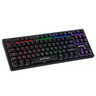 Механічна клавіатура Marvo KG901 Multi-LED Mechanical TKL 87 Key, RED SWITCH, EN/UKR, RGB (KG901) KG901 фото
