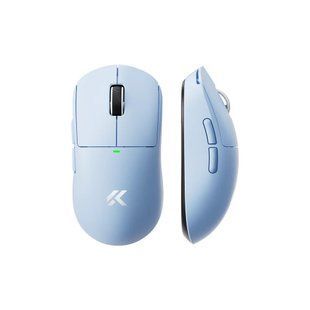 Геймерська акумуляторна бездротова (Bluetooth + 2,4G) миша MCHOSE A5 V3 Ultralight, PAW3395, 8K, 260000DPI, Blue/Блакитна (MC-A5V3-3) MC-A5V3-3 фото