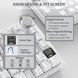 Механічна бездротова (Bluetooth + 2,4G) клавіатура з HOT SWAP Attack SHARK X820Ultra, 80 key, RGB, Shark Switch, Win/Mac OS, УКР/АНГЛ, White/Білий (X820ULTRAW) X820ULTRAW фото 9