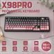 Механічна бездротова (Bluetooth + 2,4G) клавіатура з HOT SWAP Attack SHARK X98PRO, RGB, Win/Mac OS, УКР/АНГЛ, Pink (X98PROPINK) X98PROPINK фото 4