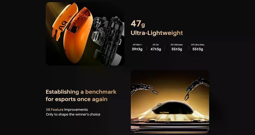 ATK Dragonfly A9 Air Ultimate+ Sunset Orange/Помаранчева (A9U+SO) A9U+SO фото