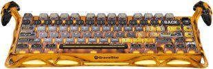Механічна бездротова (Bluetooth + 2,4G) клавіатура з HOT SWAP GravaStar Mercury K1 Pro 80keys, EN/UKR, BT/WL/USB, Жовта/Yellow (GSK1PRO_YLW) GSK1PRO_YLW фото