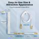 Кабель ATTACK SHARK C01PRO COILED CABLE, White/БІЛИЙ (C01PROW) C01PROW фото 4