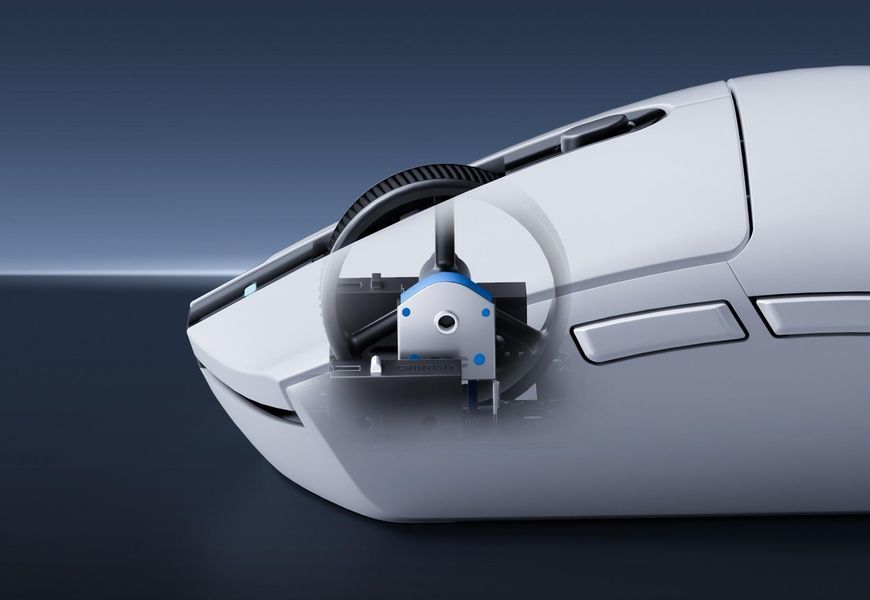 Геймерська акумуляторна бездротова Bluetooth + 2,4G) миша Mchose G3 V2, PixArt PAW3311, 12000DPI, 800mah, White/Біла (MC-G3-15) MC-G3-15 фото