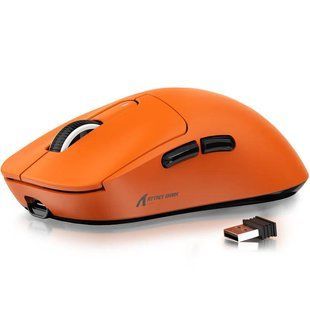 Attack Shark X3 Wireless Gaming Mouse PAW3395 Superlight Orange/ПОМАРАНЧЕВА X3-3395O фото