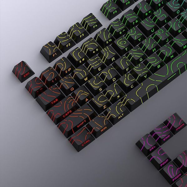 Набір кекапів Saipart: Topographic 4.0 Keycap20 фото