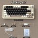 Механічна бездротова (Bluetooth + 2,4G) клавіатура з HOT SWAP Attack SHARK X85PRO, 82 Key, RGB, Win/Mac OS, УКР/АНГЛ, Cheese (X85PC) X85PC фото 3