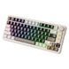 Механічна бездротова (Bluetooth + 2,4G) клавіатура з HOT SWAP Attack SHARK X85PRO, 82 Key, RGB, Win/Mac OS, УКР/АНГЛ, Cheese (X85PC) X85PC фото 4