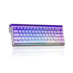 Механічна клавіатура з HOT SWAP на магнітних світчах AULA HERO 68 HE , 8K, 68 key, RGB, Win,Mac OS, УКР/АНГЛ, Line Purple /Фіолетова (HERO68HELP) HERO68HELP фото