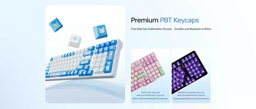 ATK A98 PRO, ARGB, 104Key, 12000mAh, Ania Max Switch, УКР/АНГЛ, Sunny Rain/Рожева (A98PAMSR) A98PAMSR фото