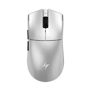 Геймерська акумуляторна бездротова (2,4G) миша ATK X1 Ultimate 2.0 PAW3950 ULTRA, NORDIC 54L15, ATK Custom Optical Switches, 8K, Silver/Сірий (X1US) X1US фото