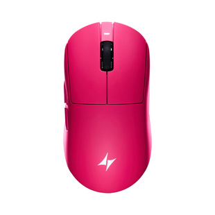 Геймерська акумуляторна бездротова (2,4G) миша ATK A9 Ultimate, PAW3950 Ultra, Nordic 54L15, ATK customized optical Switches, TTC Gold, 8K, Pink/Рожева (A9UP) A9UP фото