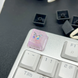 Кейкап для механічних клавіатур Translucent Butterfly рожевий Keycap28 фото 1