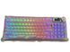 AULA F98 Pro RGB, Transparent Keycaps, 99 Key, УКР/АНГЛ Pink/Рожевий (F98PROTP) F98PROTP фото 3