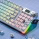 AULA F98 Pro RGB, Transparent Keycaps, 99 Key, УКР/АНГЛ Pink/Рожевий (F98PROTP) F98PROTP фото 5