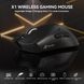 Attack Shark X1 Tri-mode Gaming Mouse With Touchpad RGB Charging Dock PAW3395PRO Sensor BLACK/ЧОРНА X1-3395PB фото 2
