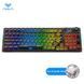AULA F98 Pro RGB, Transparent Keycaps, 99 Key, УКР/АНГЛ Black/Чорна (F98PROTB) F98PROTB фото 1