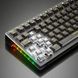 AULA F98 Pro RGB, Transparent Keycaps, 99 Key, УКР/АНГЛ Black/Чорна (F98PROTB) F98PROTB фото 6