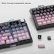 Набір кейкапів для механічної клавіатури Pink Countur Gradient, Cherry Profile 136K-PCG фото 3