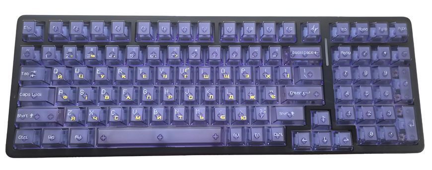 ATK A98 Ultra 8K, ARGB, 98Key, 12000mAh, Arctic latte V2 Switch, УКР/АНГЛ, Shadow Purple/Фіолетова (A98USP) A98USP фото
