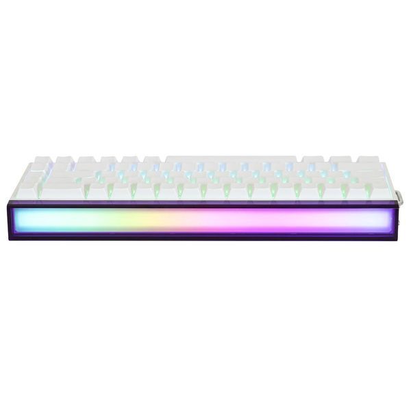 Механічна клавіатура з HOT SWAP на магнітних світчах AULA HERO 68 HE , 8K, 68 key, RGB, Win,Mac OS, УКР/АНГЛ, White/БІЛА (HERO68HEW) HERO68HEW фото