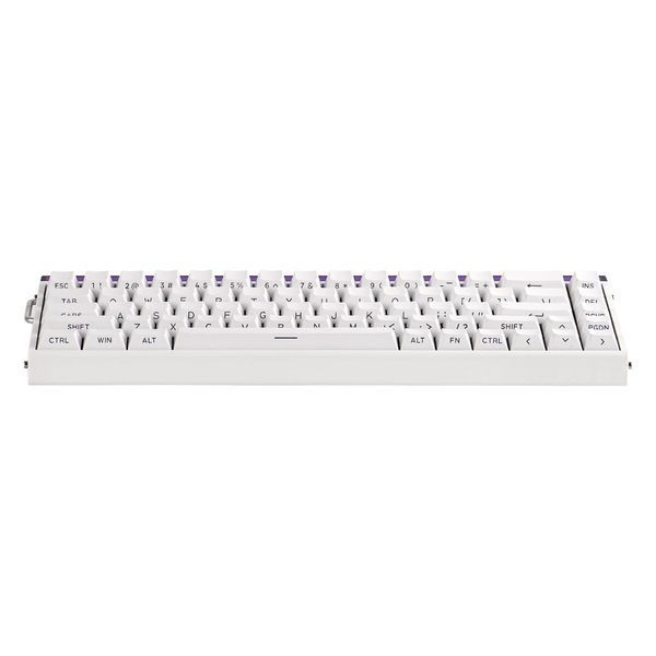 Механічна клавіатура з HOT SWAP на магнітних світчах AULA HERO 68 HE , 8K, 68 key, RGB, Win,Mac OS, УКР/АНГЛ, White/БІЛА (HERO68HEW) HERO68HEW фото