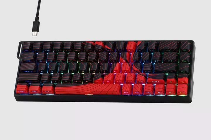 AULA WIN68HE MAX, 8K, 68 key PBT, RGB, Win,Mac OS, УКР/АНГЛ, Black Red/Чорно червона (WIN68HEMAXBR) WIN68HEMAXBR фото