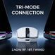 Геймерська акумуляторна бездротова Bluetooth + 2,4G) миша Mchose G3 Ultra , PixArt 3395, 26000DPI, 8K Blue/Блакитна (MC-G3-8A) MC-G3-8A фото 8