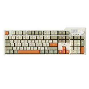 Механічна клавіатура з HOT-SWAP AJAZZ AK35I V3 MAX 104 Key, УКР/АНГЛ, NKRO, Grey/Сіра (AK35IGREY) AK35IGREY фото