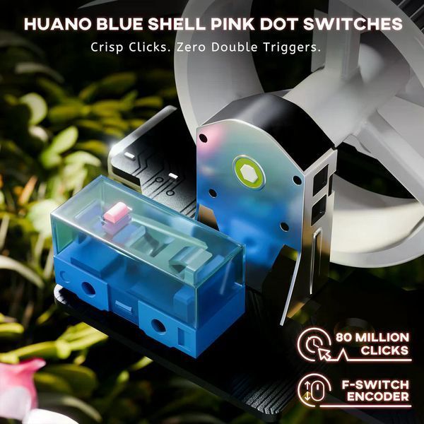 Геймерська акумуляторна бездротова (Bluetooth + 2,4G) миша Attack Shark G3, 6 кнопок, PAW3311, 25000DPI, Чорнна/Black (G3B) G3B фото
