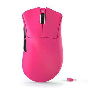 Геймерська акумуляторна бездротова (Bluetooth + 2,4G) миша Attack Shark V3 Ultra-Light, PixArt PAW3311 Червона/Rosy Red (V3ULTRARR) V3ULTRARR фото