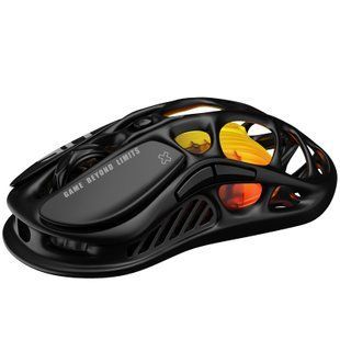Геймерська акумуляторна, бездротова (Bluetooth + 2,4G), миша GravaStar Mercury M2, Stealth Black/Чорний (GRAVASTARM2_BLK) GRAVASTARM2_BLK фото