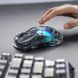 Геймерська акумуляторна, бездротова (Bluetooth + 2,4G), миша GravaStar Mercury M2, Transparent Black/Прозоро Чорний (GRAVASTARM2_TBLK) GRAVASTARM2_TBLK фото 3