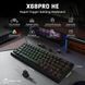 Механічна бездротова (Bluetooth + 2,4G) клавіатура на магнітних світчах Attack SHARK X68PRO HE Rapid Trigger, 8K, 68 key PBT, RGB, Win,Mac OS, УКР/АНГЛ, Black (X68PROHB) X68PROHB фото 4