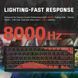 Механічна бездротова (Bluetooth + 2,4G) клавіатура на магнітних світчах Attack SHARK X68PRO HE Rapid Trigger, 8K, 68 key PBT, RGB, Win,Mac OS, УКР/АНГЛ, RED (X68PROHER) X68PROHER фото 6