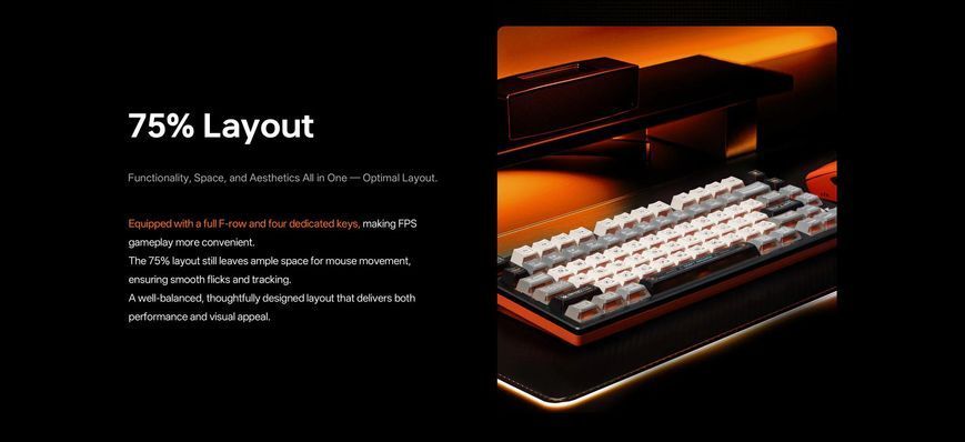 ATK RS7 Turbo, 8K, 256K Scan, 80Key, Semi Aluminum, Primordial Switch, УКР/АНГЛ, Black/Чорна (ATKRS7TBU) ATKRS7TBU фото