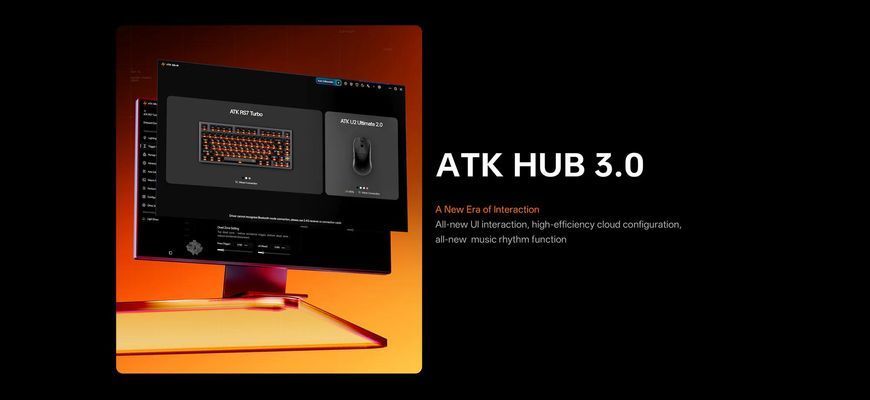 ATK RS7 Turbo, 8K, 256K Scan, 80Key, Semi Aluminum, Primordial Switch, УКР/АНГЛ, Black/Чорна (ATKRS7TBU) ATKRS7TBU фото