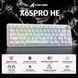 Механічна бездротова (Bluetooth + 2,4G) клавіатура з HOT SWAP Attack SHARK X65PRO HE Magnetic Switch Rapid Trigger, 8K, Металевий корпус, RGB, Win/Mac OS, УКР/АНГЛ, БІЛА/White (X65PROHEW) X65PROHEW фото 4