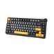 Механічна бездротова (Bluetooth + 2,4G) клавіатура з HOT SWAP AULA AU75 Esports, RGB, 81key, Mac/Win УКР/АНГЛ WHITE/BLACK (AU75B) AU75B фото 3